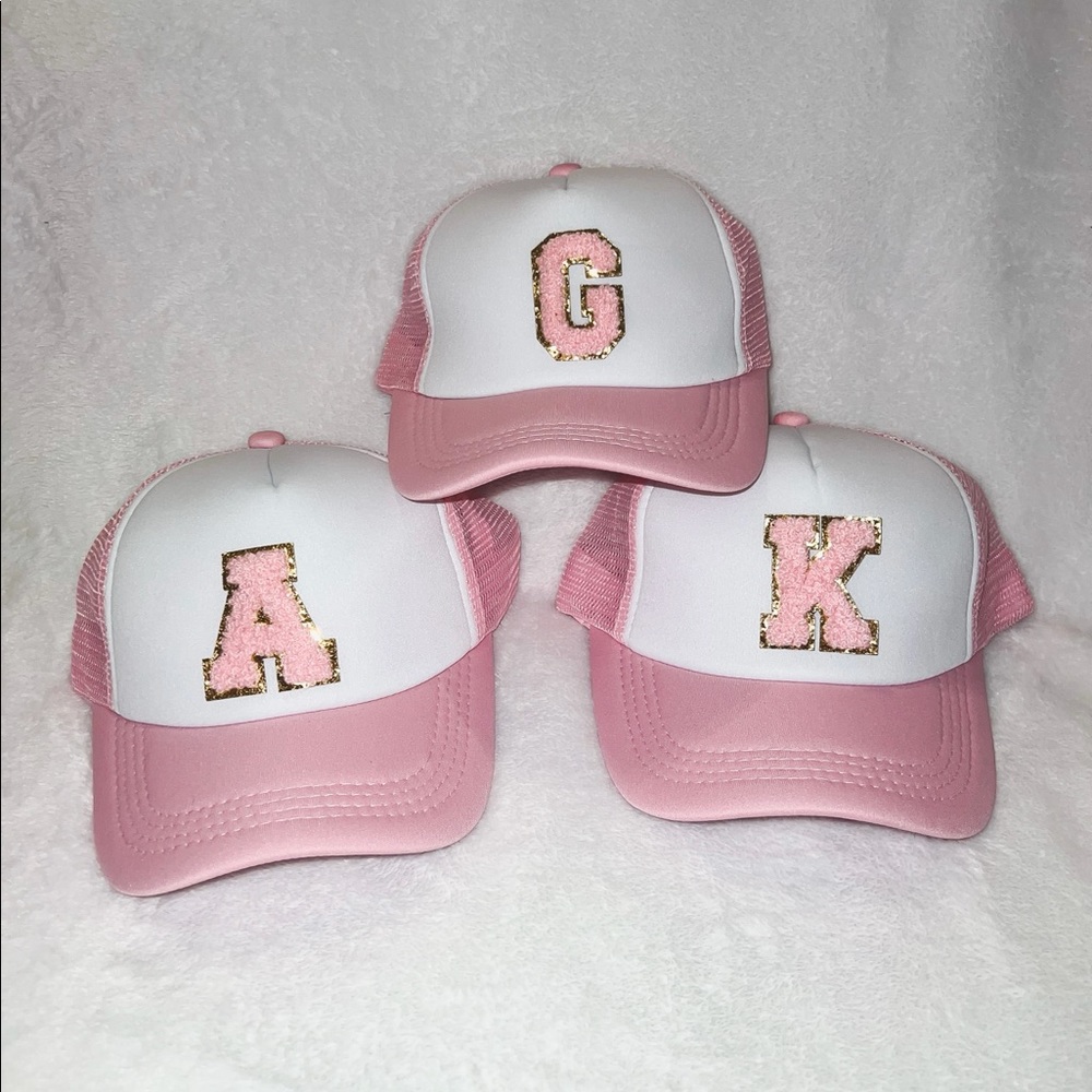 patch letter trucker hats